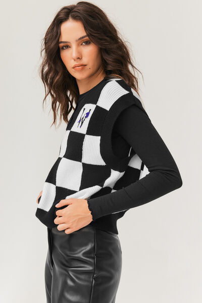 Pull sans manches licence MERCREDI ADDAMS
