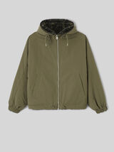 Parka r&eacute;versible l&eacute;opard