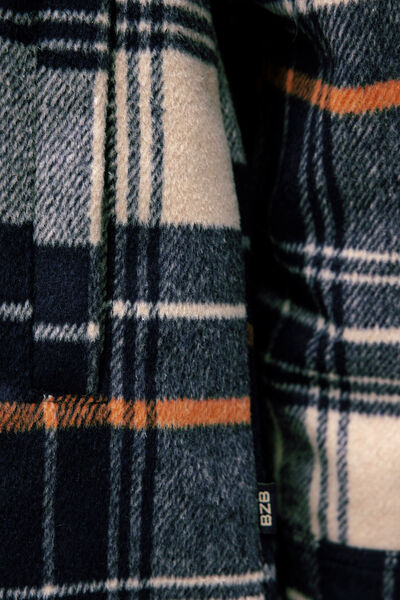 Veste surchemise à carreaux
