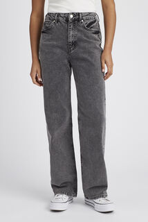 Jean straight taille haute