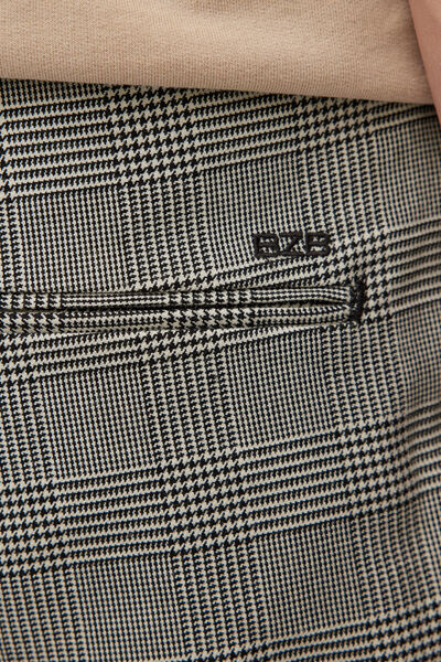 Pantalon city à carreaux