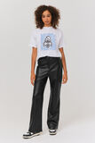 Pantalon en tissu enduit