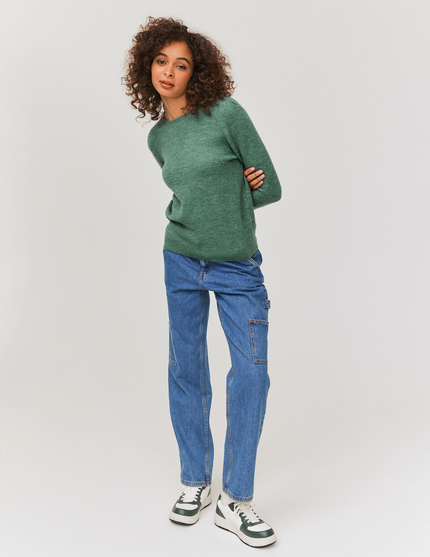 Pull col rond uni