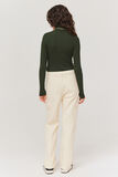 Pull col montant uni
