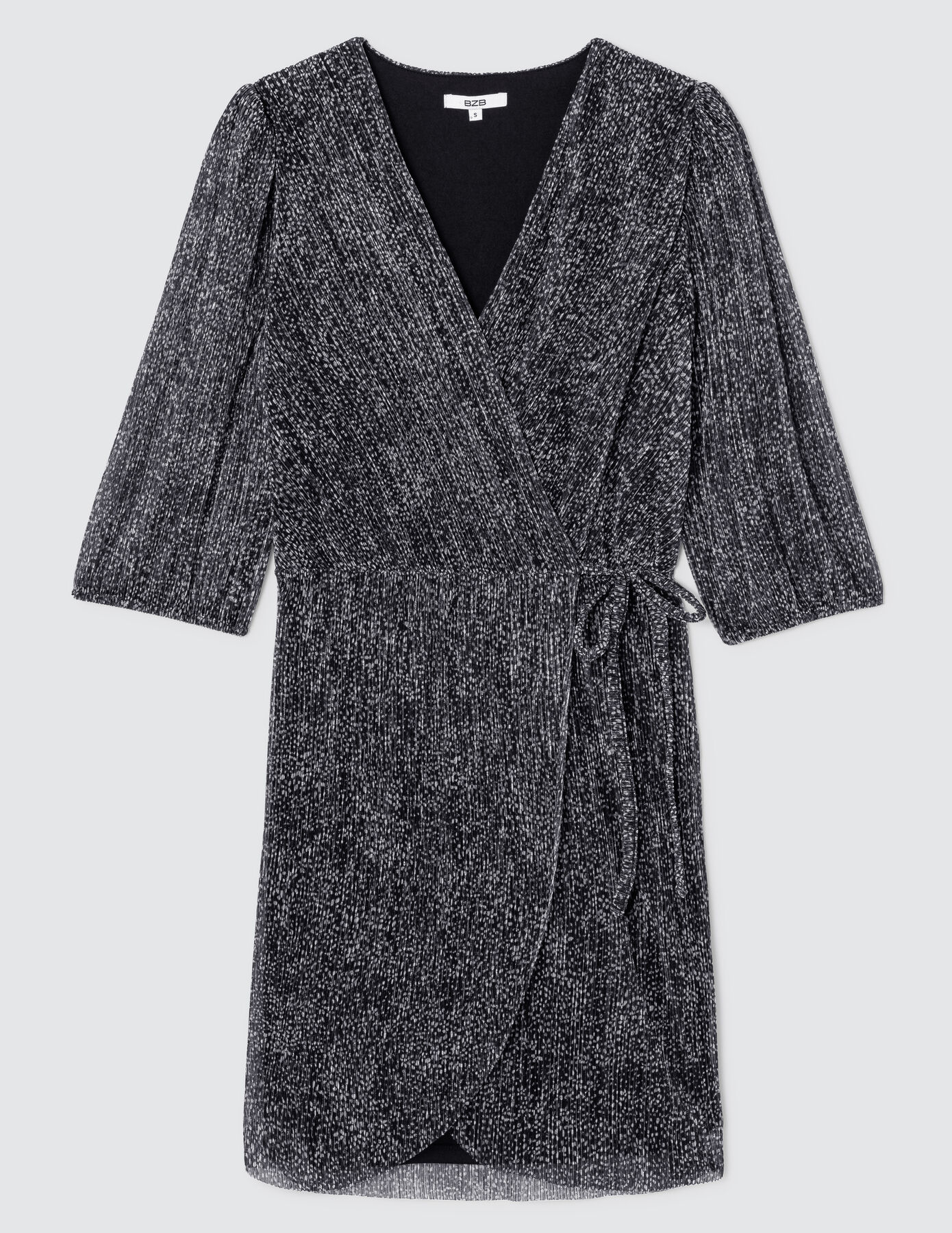 Robe plissée imprimée