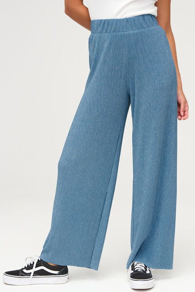 Pantalon plissé en polyester recyclé