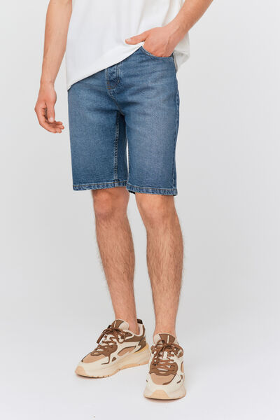 Bermuda en jean stone