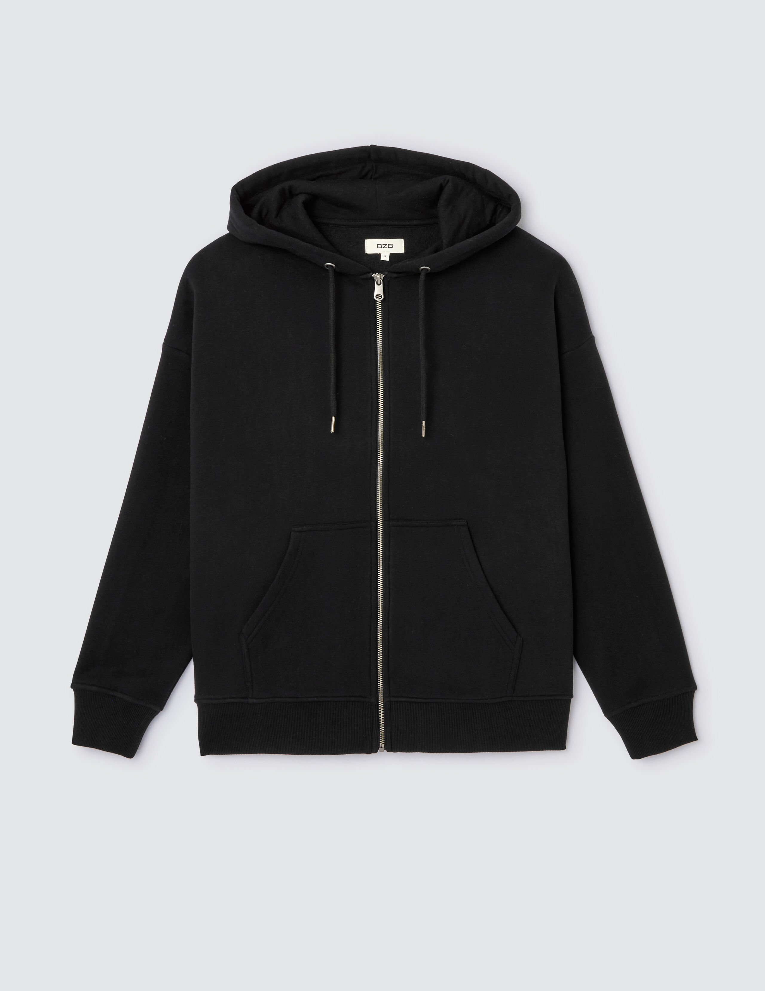 Sweat à Capuche Zippé Femme à La Mode Avec Chevrons Sur Les épaules