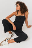 Combinaison pantalon bustier à rayures