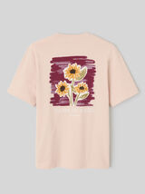 T-shirt imprim&eacute; et brod&eacute;