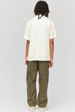 Chemise manches courtes brodée poitrine