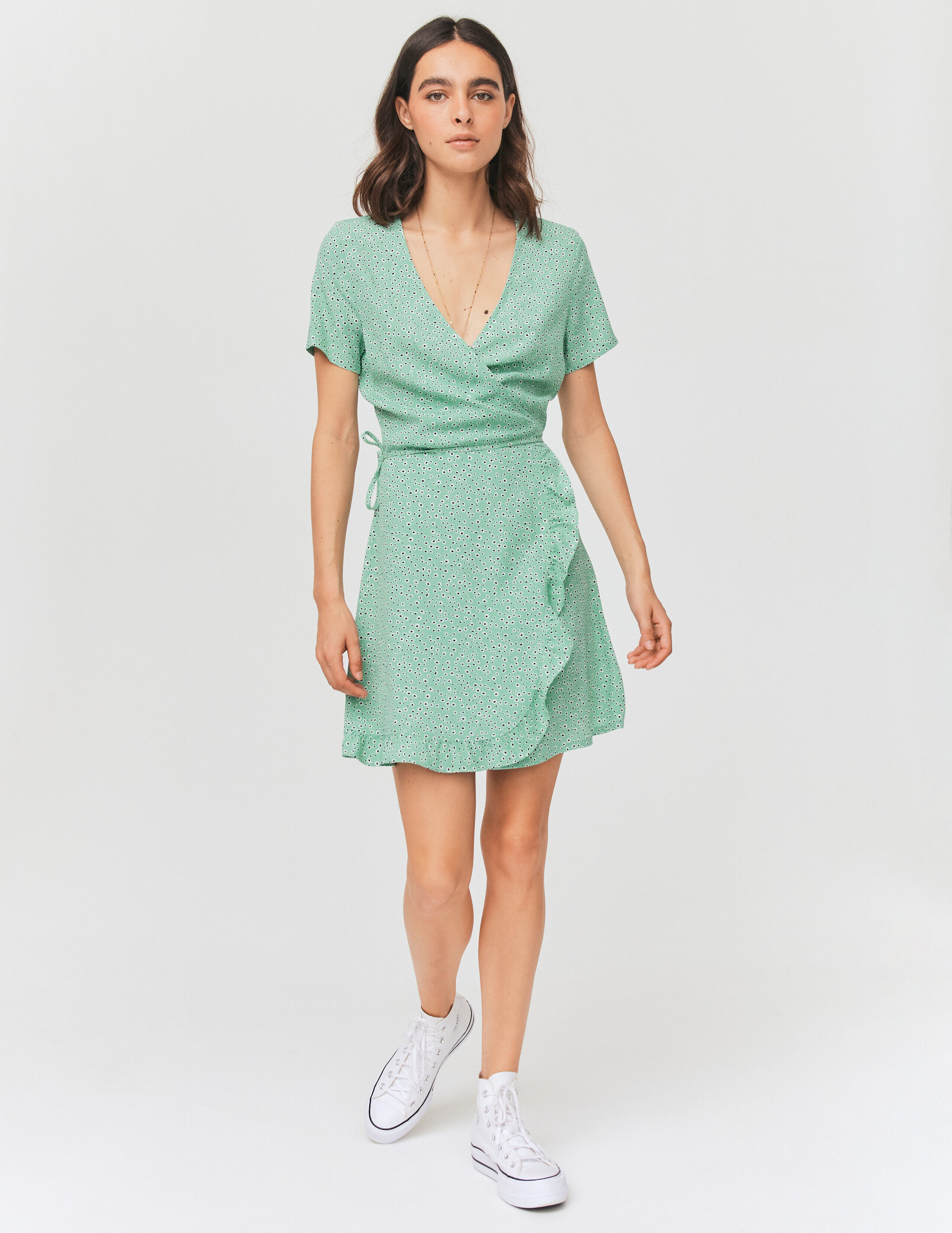 Robe sales portefeuille imprimée