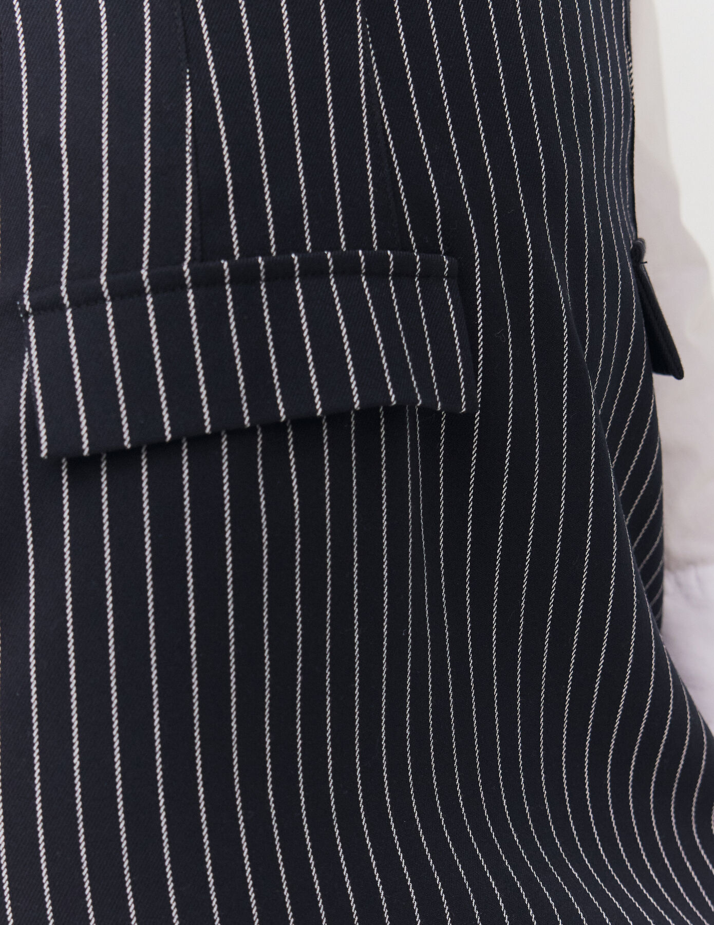 Robe rayée en flanelle