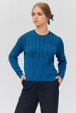 Pull torsadé uni