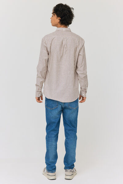 Chemise rayée ajustée