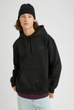 Sweat à capuche et broderie logo