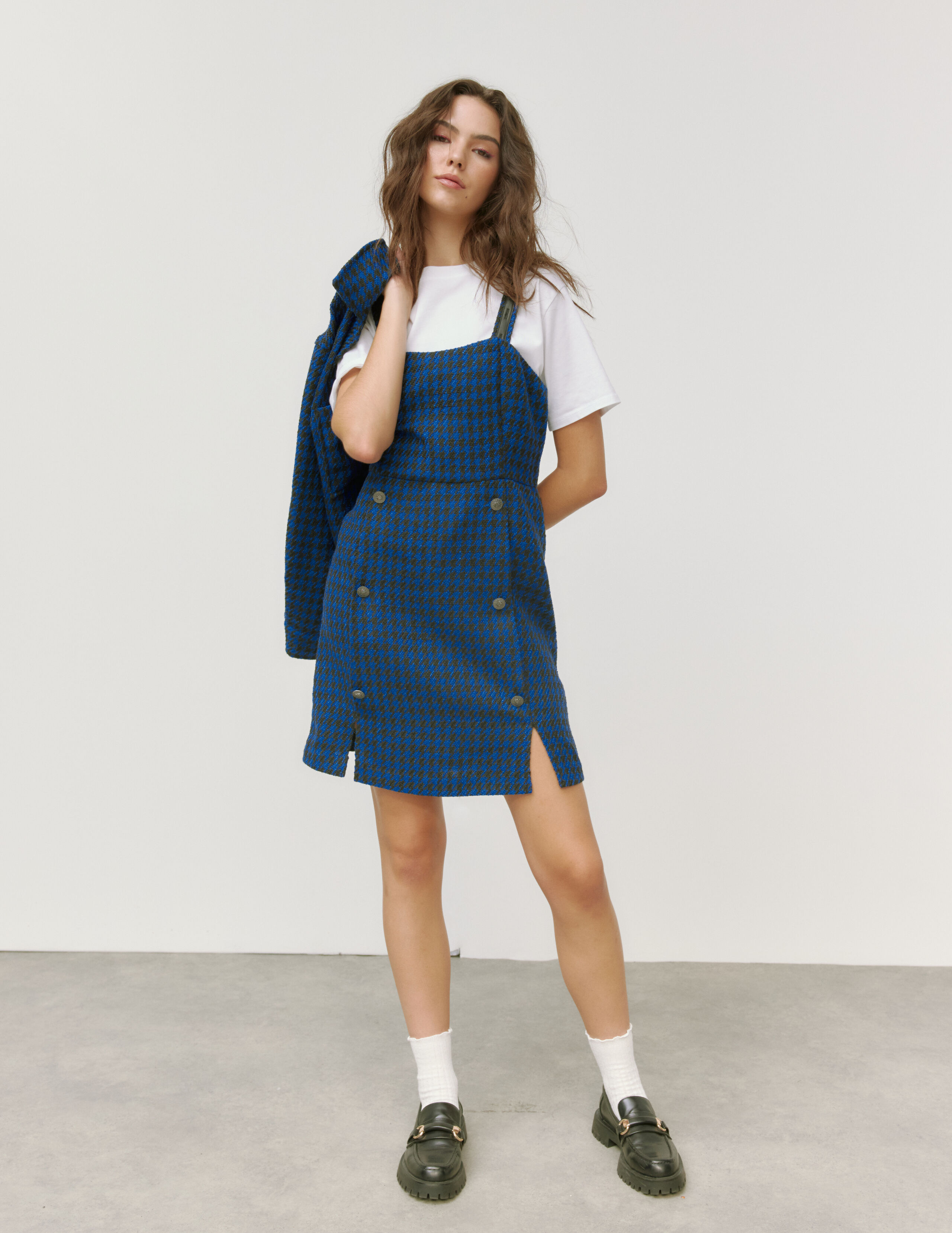 Robe chasuble tweed clearance