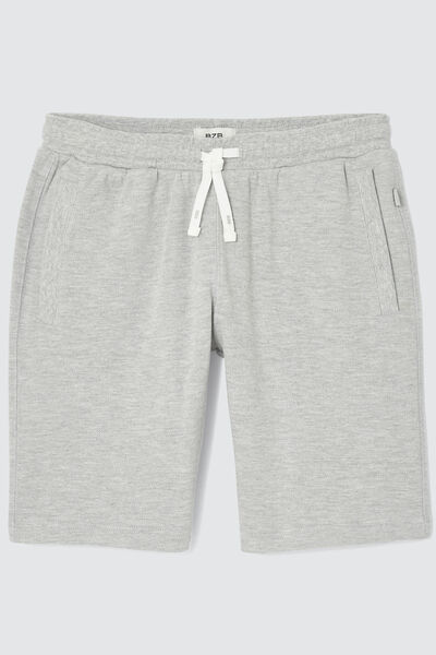 Bermuda maille en coton piqué