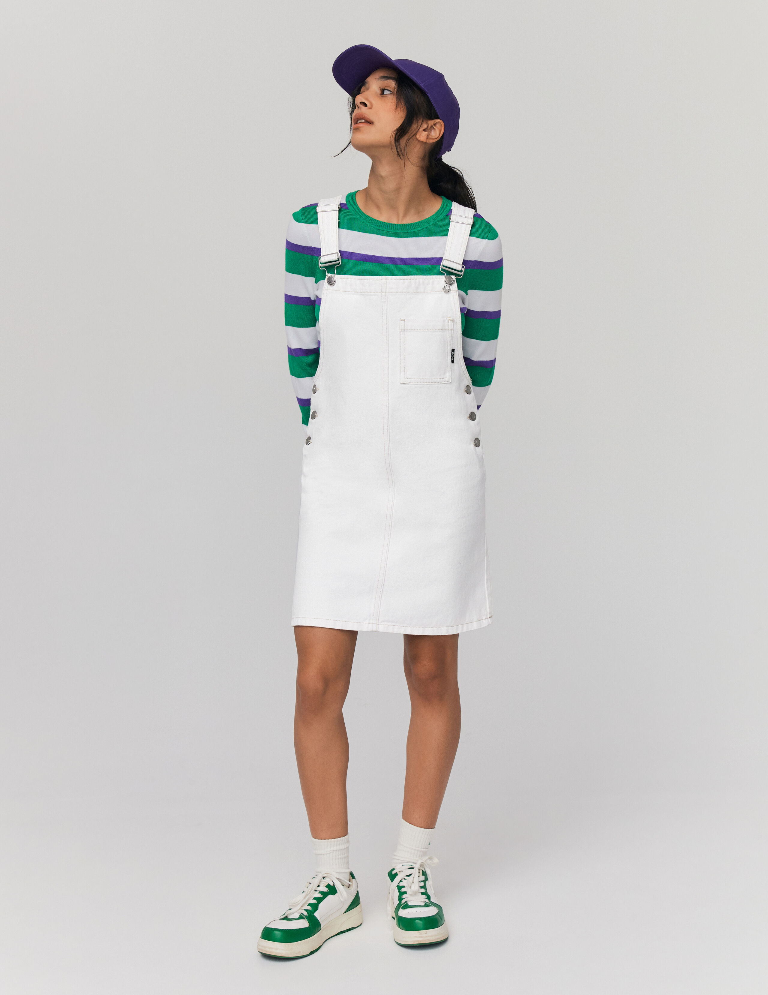 Salopette robe blanche 2025