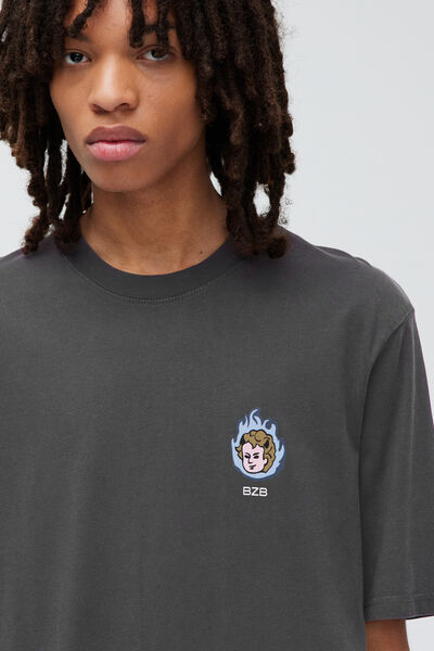 T-shirt imprimé devant dos ange