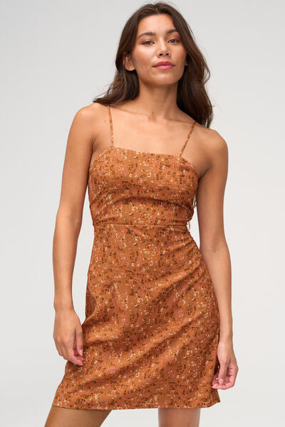 Robe courte imprim&eacute;e