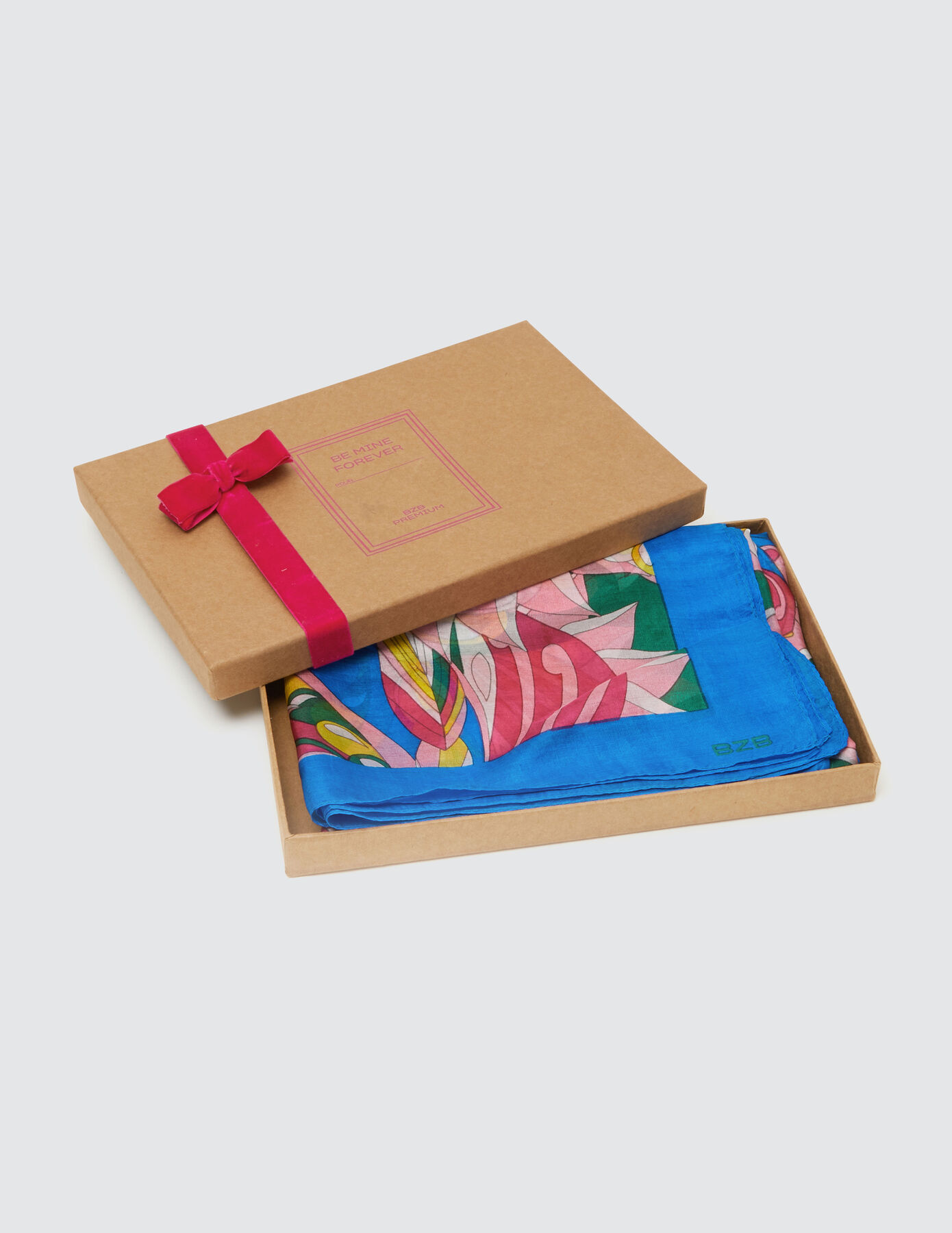 Coffret cadeau foulard en soie