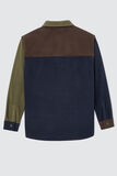 Surchemise polaire colorblock