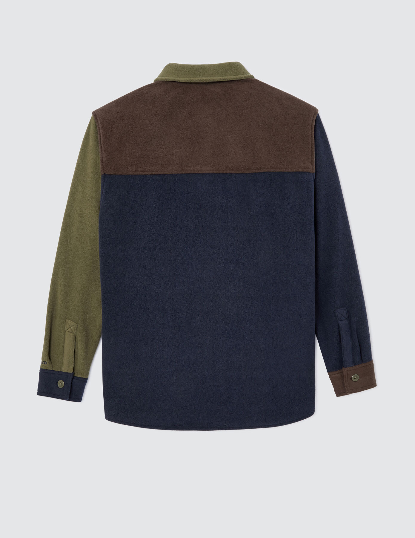 Surchemise polaire colorblock