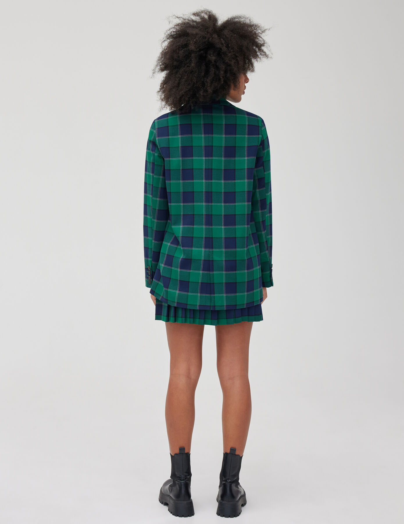 Blazer à carreaux