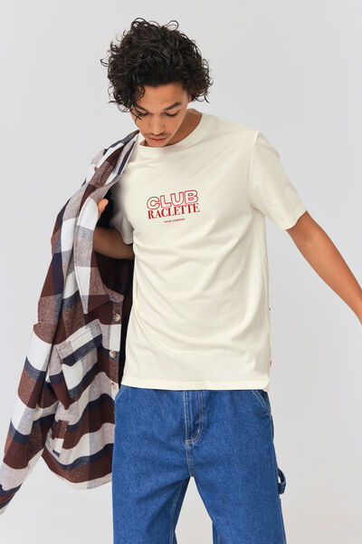T-shirt brodé raclette