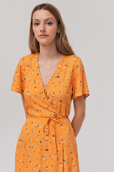 Robe longue imprimée