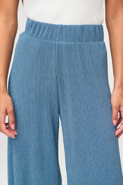 Pantalon plissé en polyester recyclé