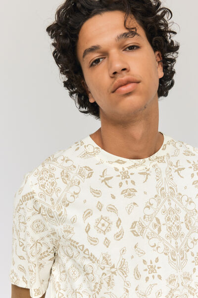 T-shirt imprimé folk