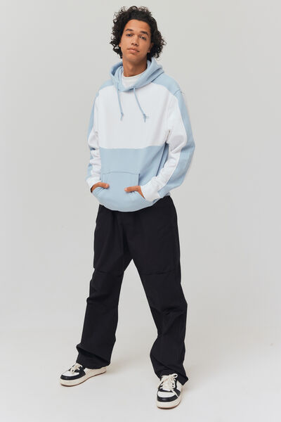 Sweat à capuche colorblock