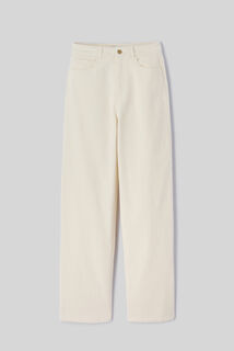 Pantalon straight velours