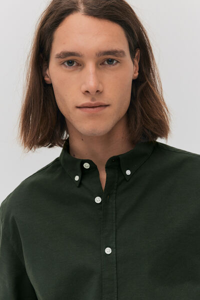Chemise unie ajustée