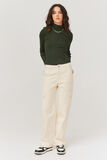 Pull col montant uni
