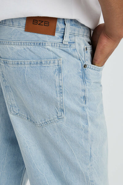 Jean relaxed bleach
