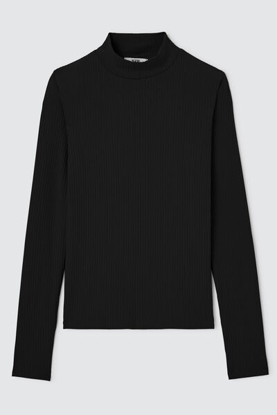 T-shirt col montant