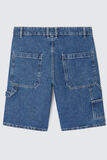 Bermuda denim charpentier