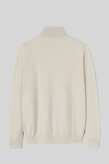 Pull col roulé