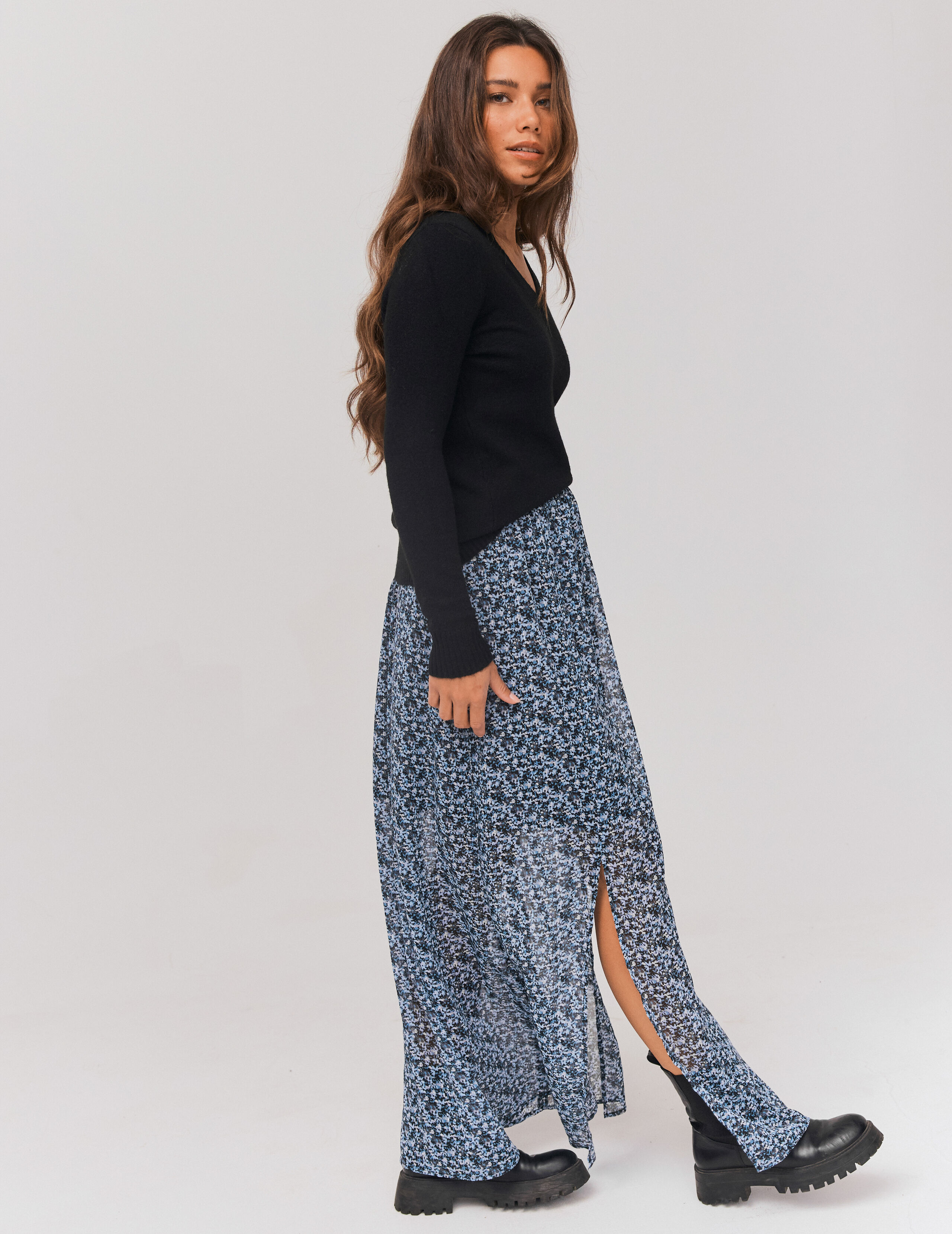 Jupe longue deals en voile