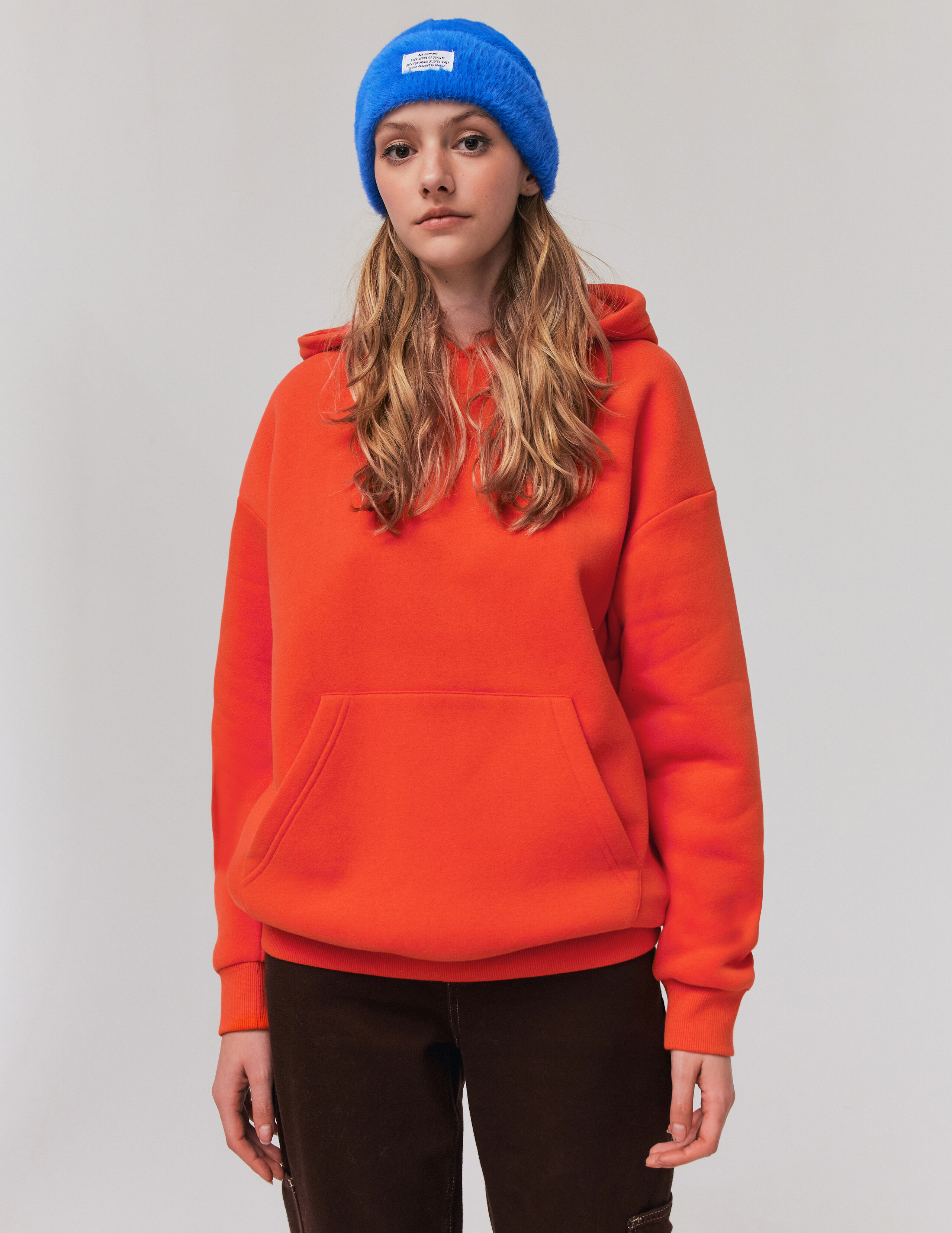 Sweat à capuche deals rouge femme