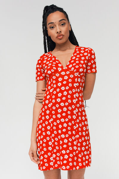 Robe imprimée en maille