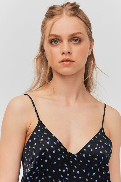 Robe nuisette imprim&eacute;e