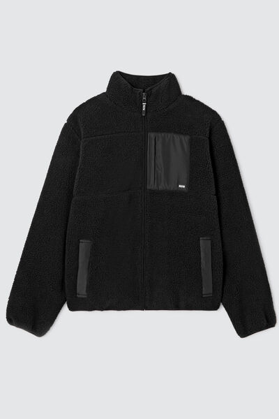 Blouson zippé sherpa
