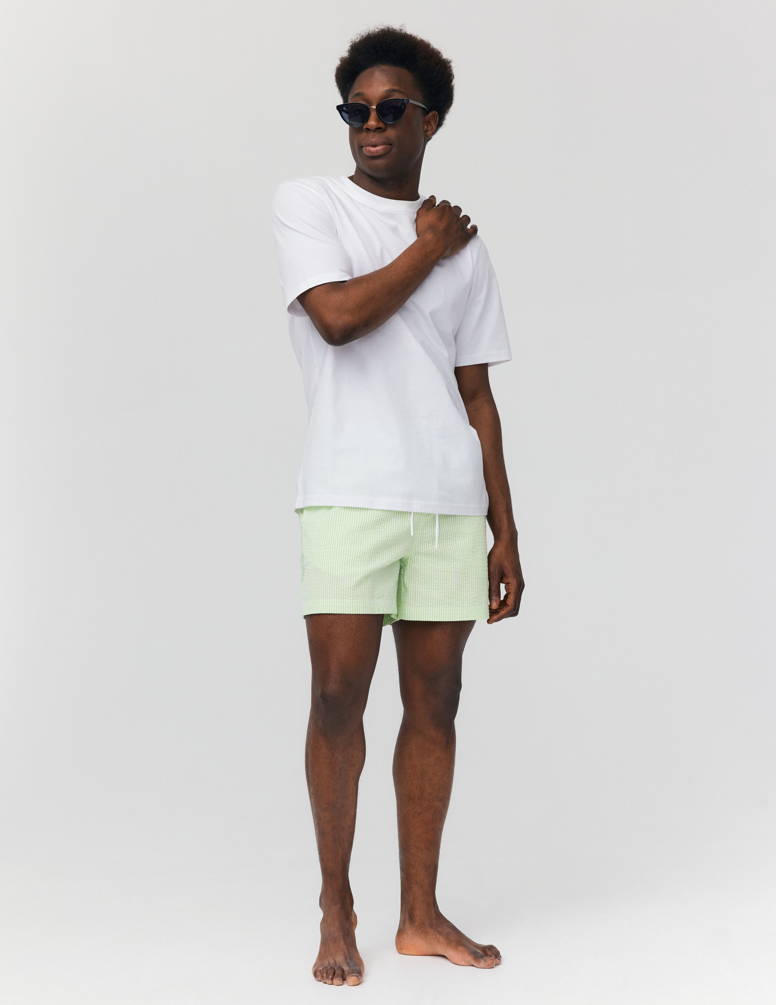 Short de bain seersucker sales