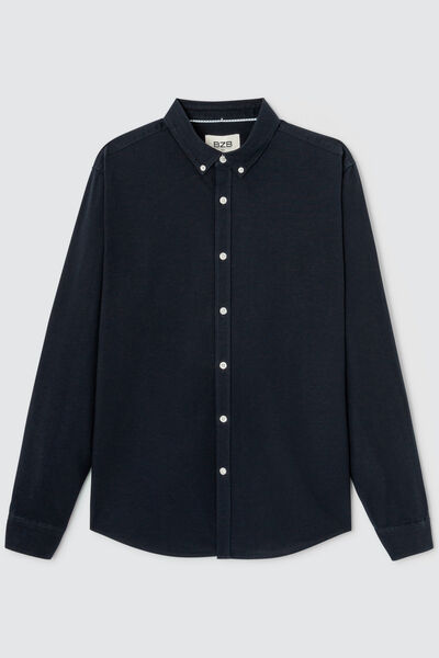 Chemise unie ajustée