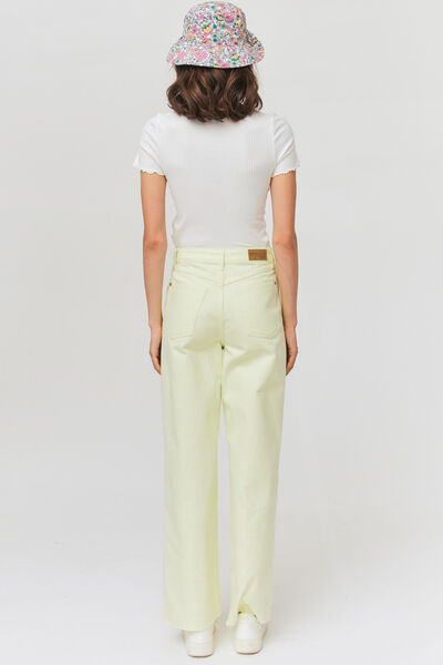 Jean wide leg long destroy