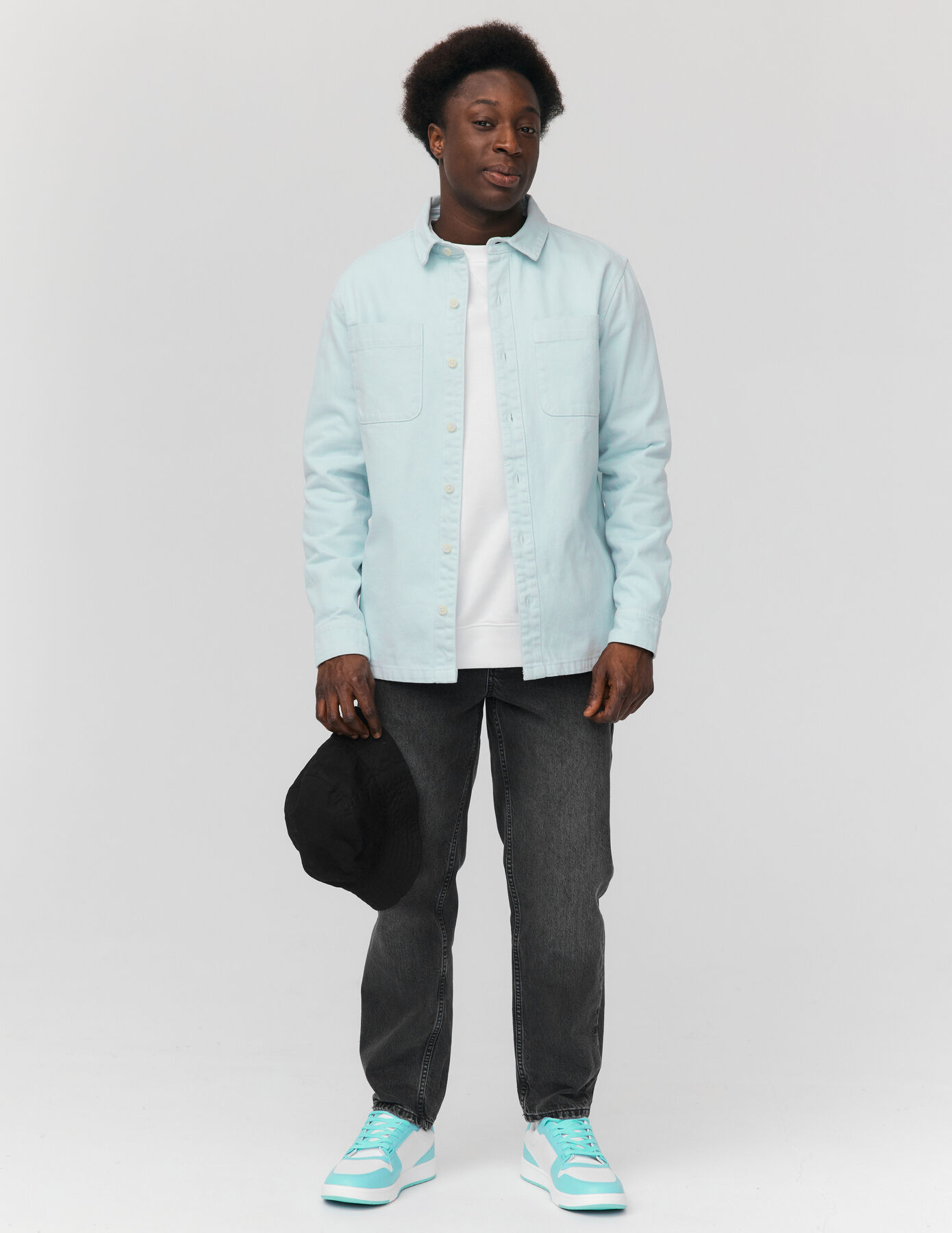 Surchemise twill de couleur